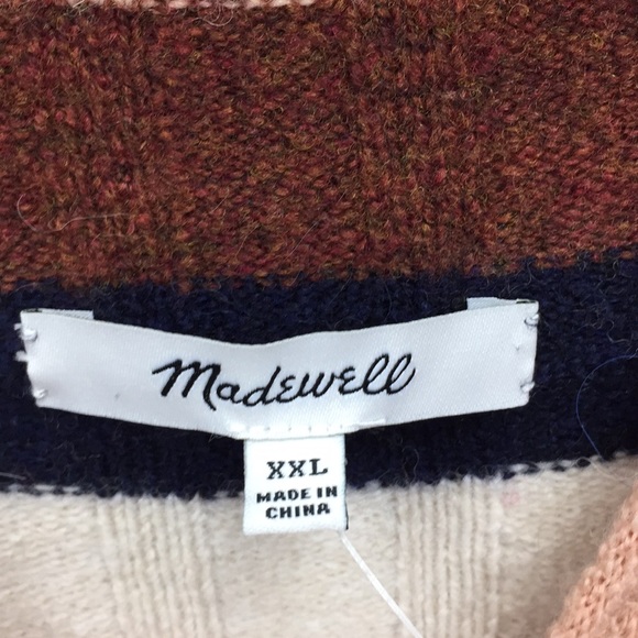 Madewell Striped Evercrest Turtleneck Sweater - Picture 6 of 8